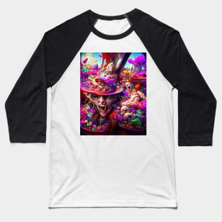 Fear And Loathing In Wonderland #21 Baseball T-Shirt